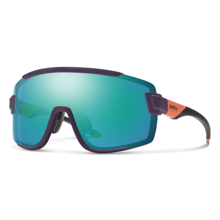 Smith Wildcat Matte Purple/Cinder/Hi Viz W/ChromaPop Opal Mirror