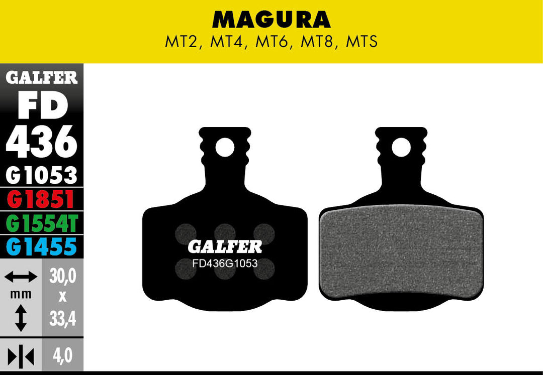 Galfer Magura MT2-4-6-8 G1053 Standard Brake Pad
