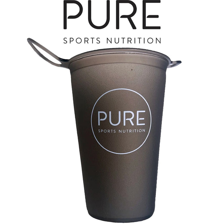 Pure Sports Collapsible Soft Cup 225ml Charcoal