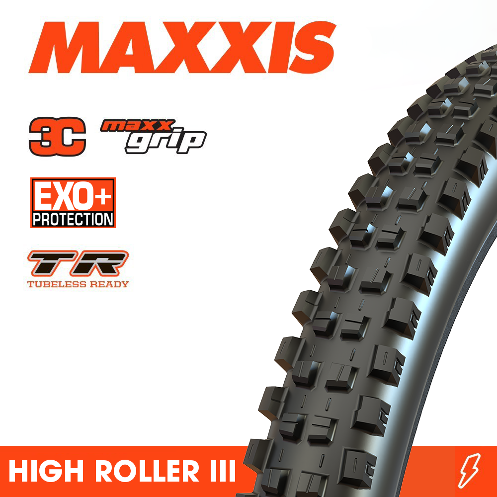 Maxxis High Roller III 29" x 2.4" 3C Grip EXO+ TR E-25