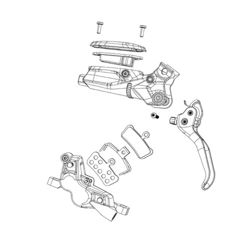 Sram Ultimate A2 Carbon Brake Lever Assembly