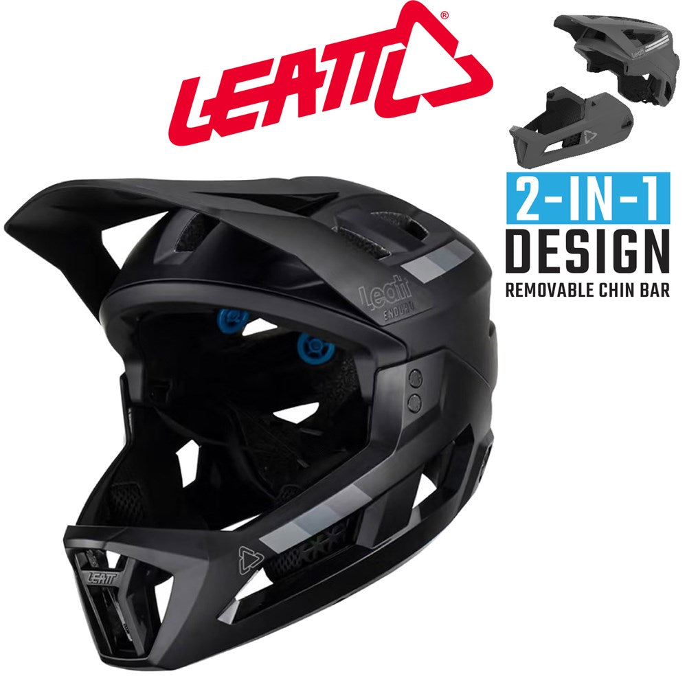 Leatt MTB Enduro 2.0 V23 Junior Stealth 50 54cm Just Ride