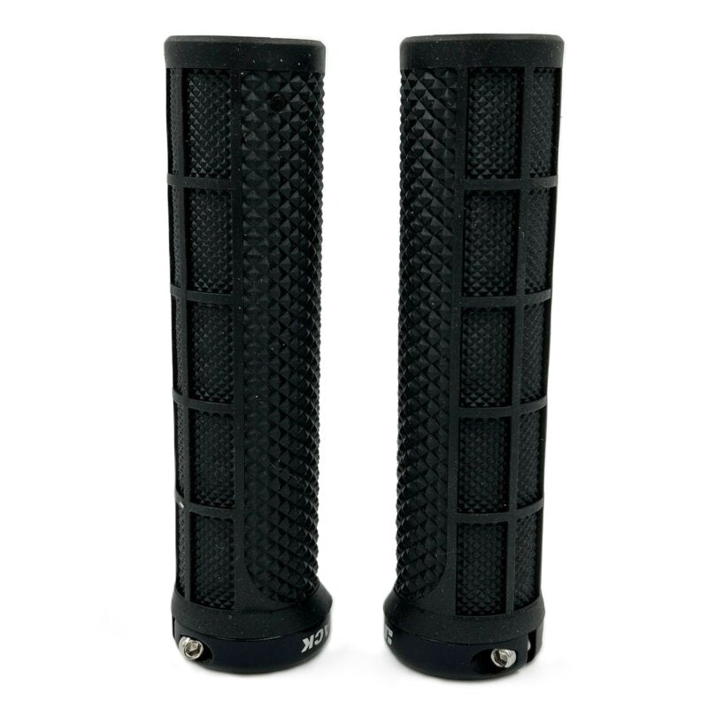 JetBlack Staple Lock-On Grips Black