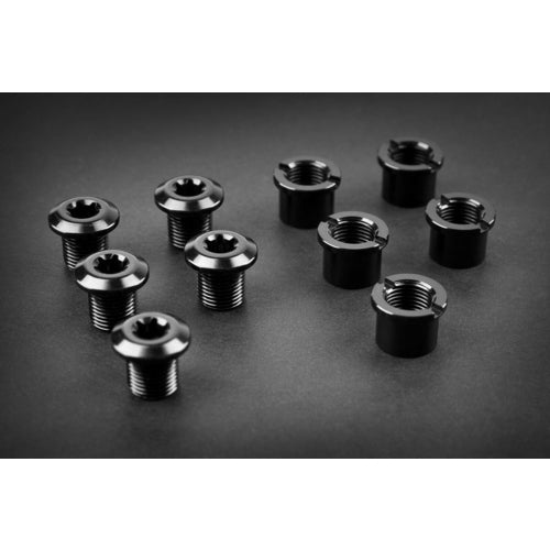 absoluteBLACK 4 x Short Chainring Bolts + Nuts