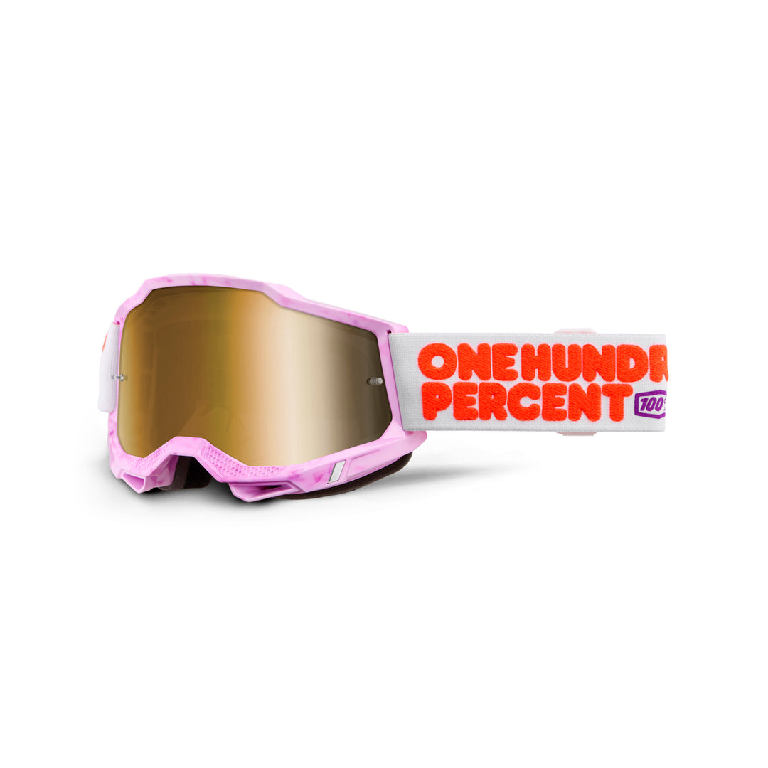 100% Accuri 2 Hundreds Mirror True Gold Goggle