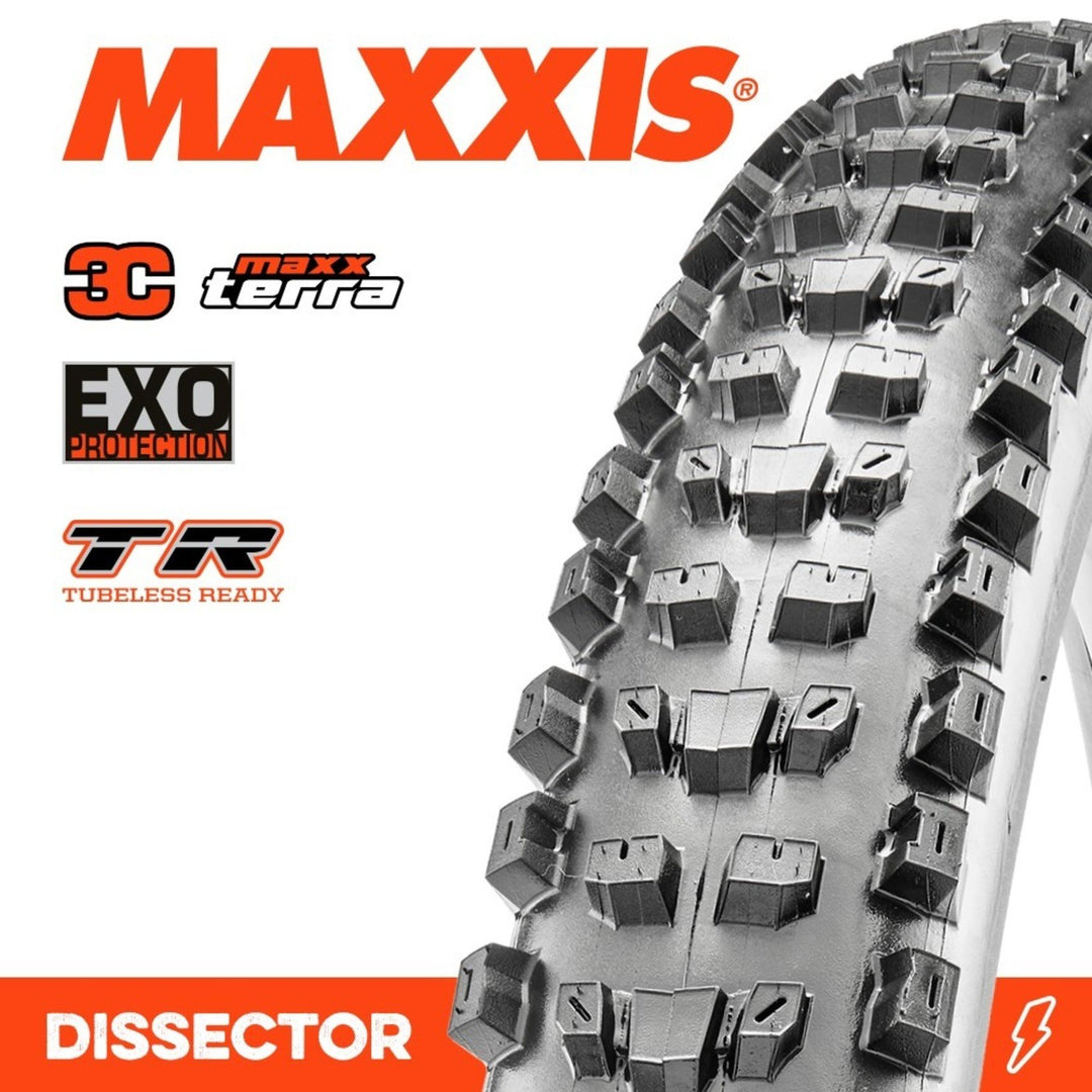 Maxxis Dissector 29. 2.4WT 3C Grip DD TR 120 x 2TPI