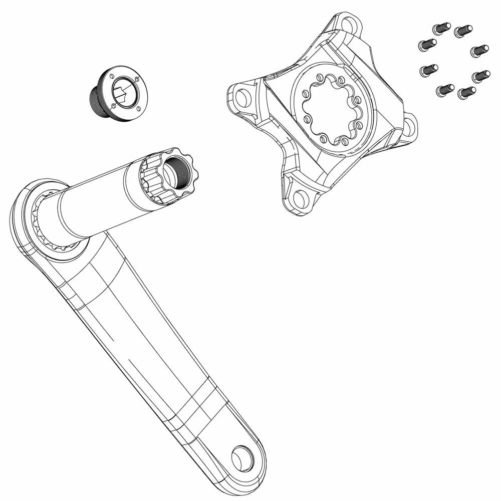 Sram M18/30 DUB Self Extracting Crank Bolt