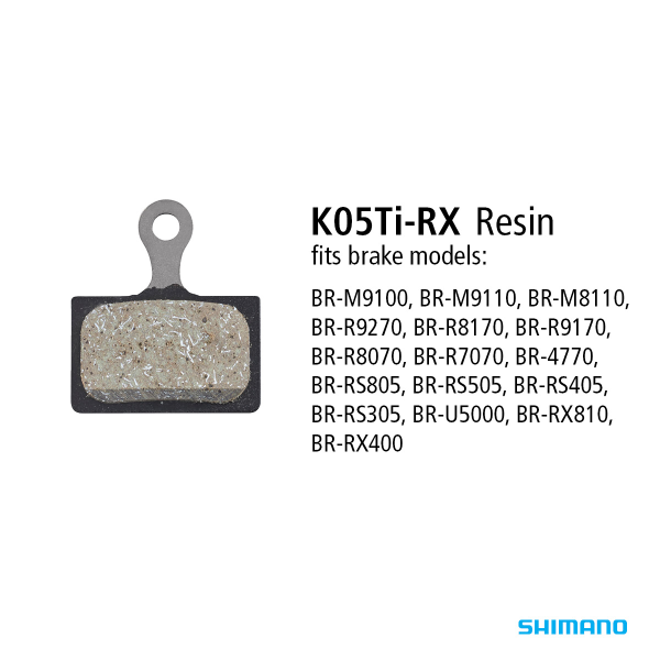 Shimano BR-M9100 Resin W/Titanium Back