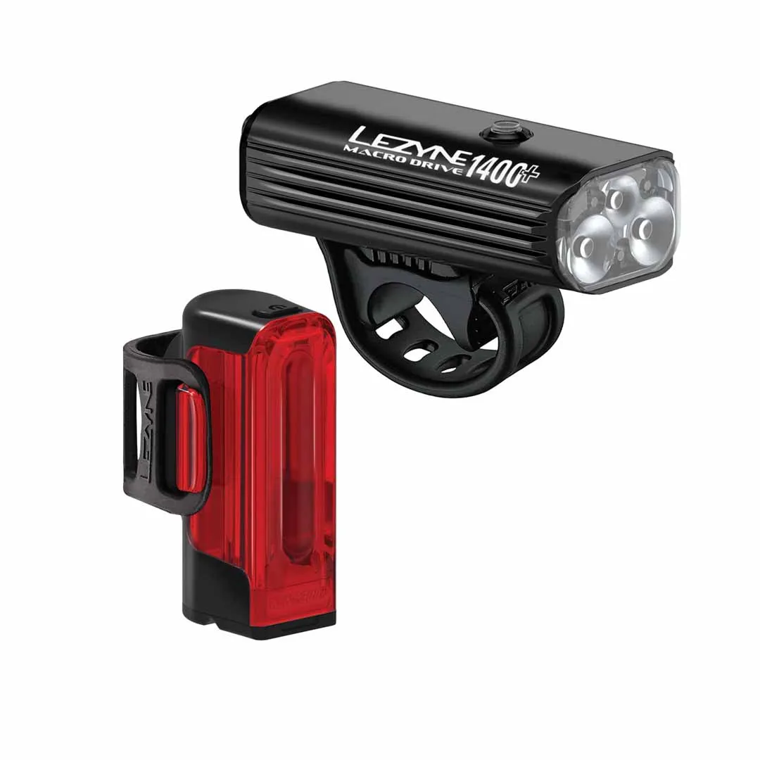 Lezyne Macro DRV 1400+/Strip Drive Pair