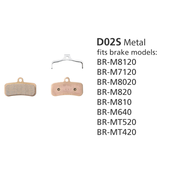 Shimano BR-M810 Saint Metallic D02S Pads