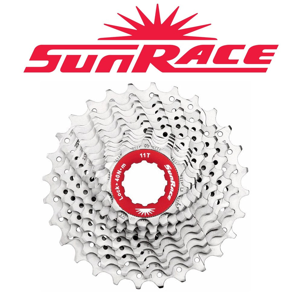 SunRace 11-34T 11Spd Cassette CSRX1 Silver