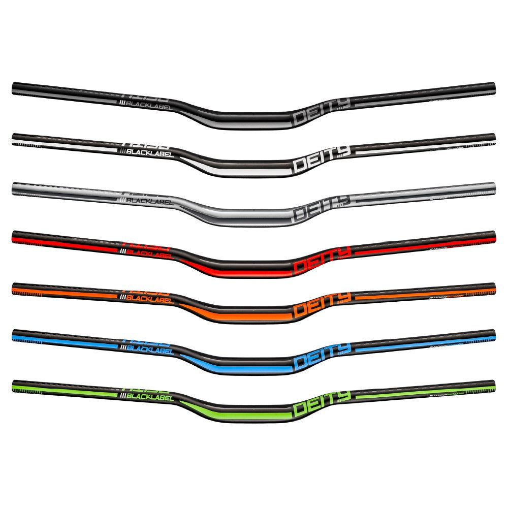Deity Blacklabel Handlebar 31.8mm x 25mm Rise Stealth
