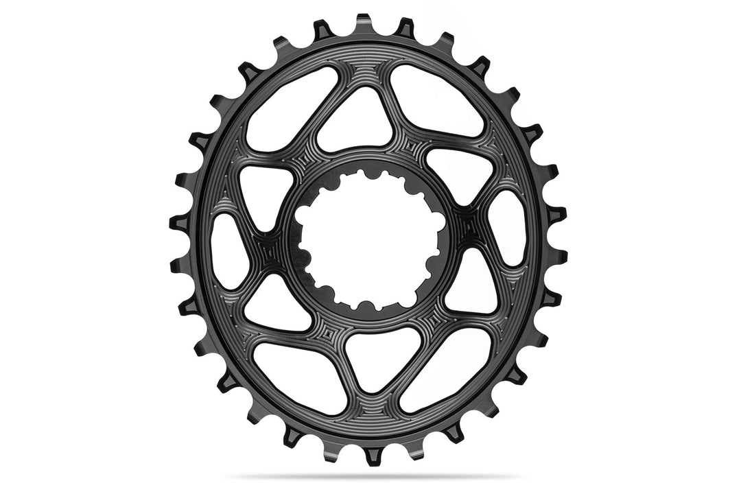 absoluteBLACK 34T Sram Crank - HG 12Spd Chain 3mm OS Oval Chainring Black