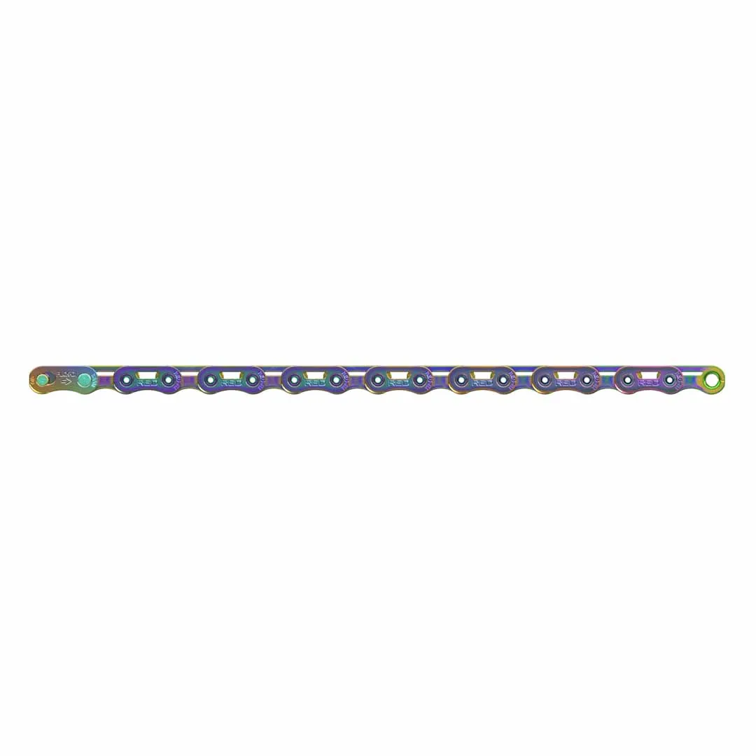 Sram Red 12/13Spd Flattop 126L Rainbow W/Power Lock
