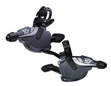 Sram X7 3 x 7 Shifter Set Grey