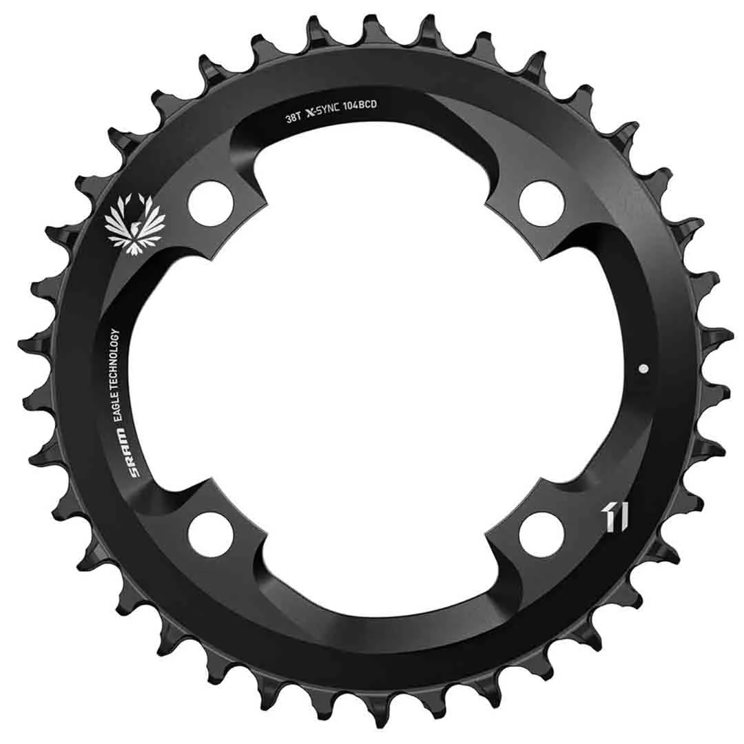 Sram X-Sync 2 36T 104BCD Alloy 12Spd Chainring Black