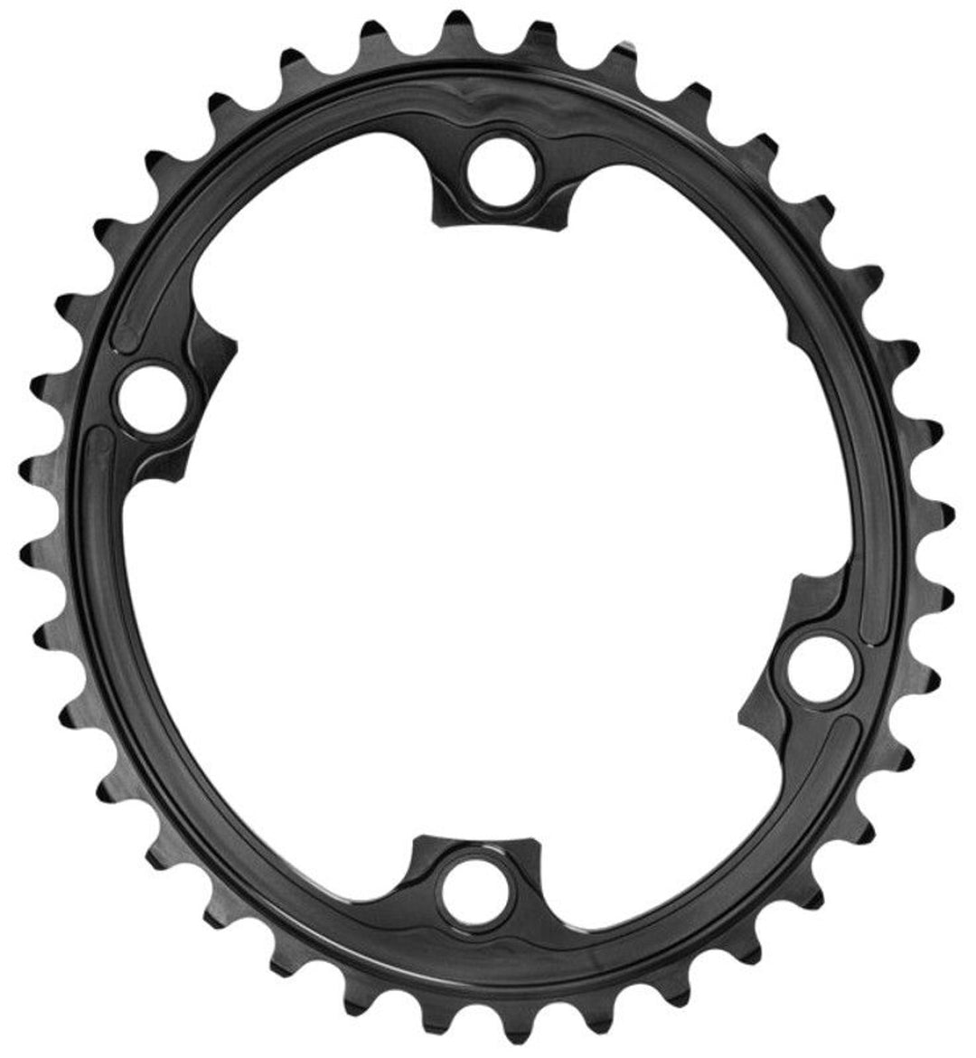 absoluteBLACK Shimano 9100/8000 34T Oval Premium 110BCD Chainring Black