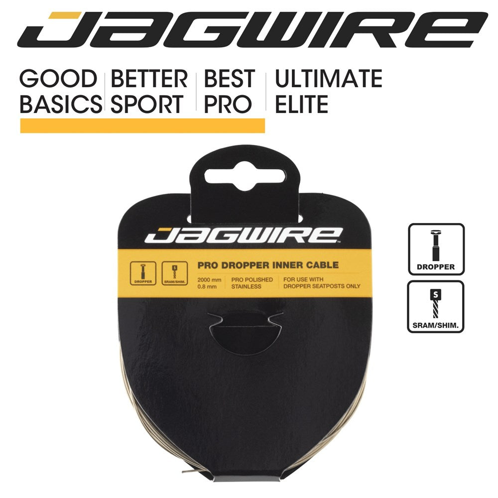 Jagwire Pro Dropper Inner Cable 0.8mm 2000mm Stainless