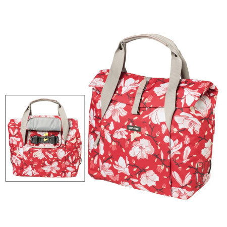 Basil Magnolia Shopper Bag 18L Poppy Red