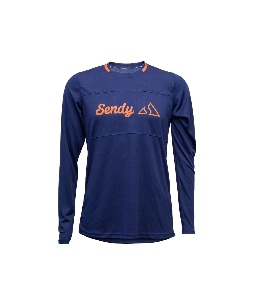 Sendy Send It Adult MTB LS Jersey Bold Blue XS