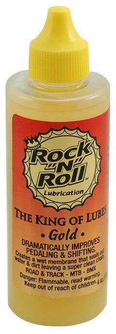 Rock-N-Roll Gold Bike Chain Lube - 16oz, Drip 