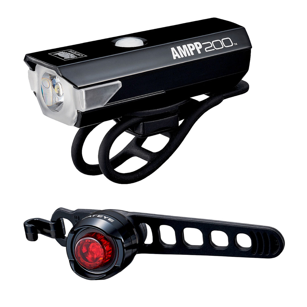 Cateye AMPP200/ORB RC Light Combo