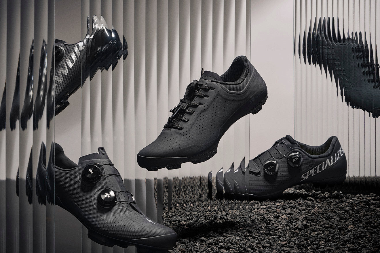 Cycling shoes for mountain, road and gravel bikes sped and flats