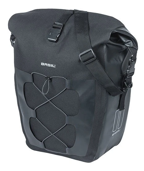 Basil Navigator Waterproof Single Pannier 25L Black