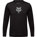 Fox Ranger Youth LS Jersey Fox Head Black