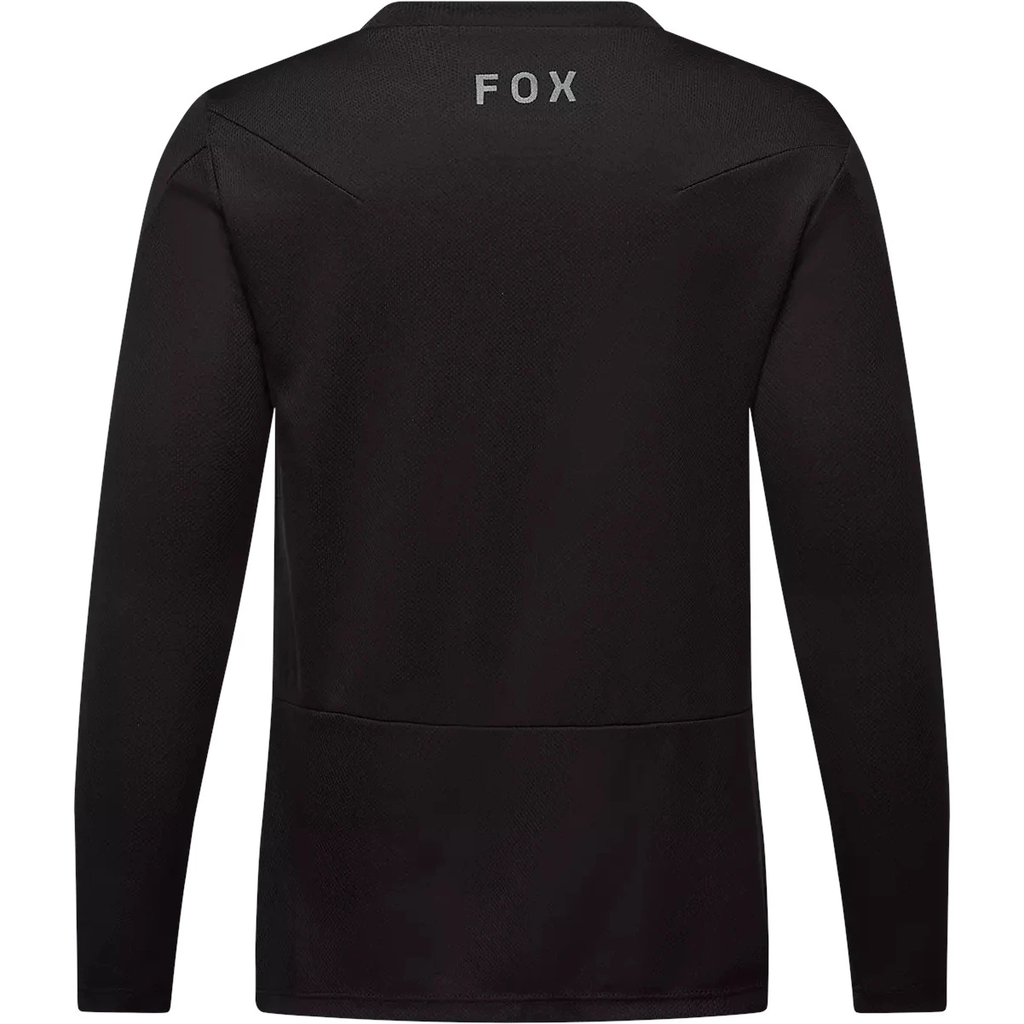 Fox Ranger Youth LS Jersey Fox Head Black Back
