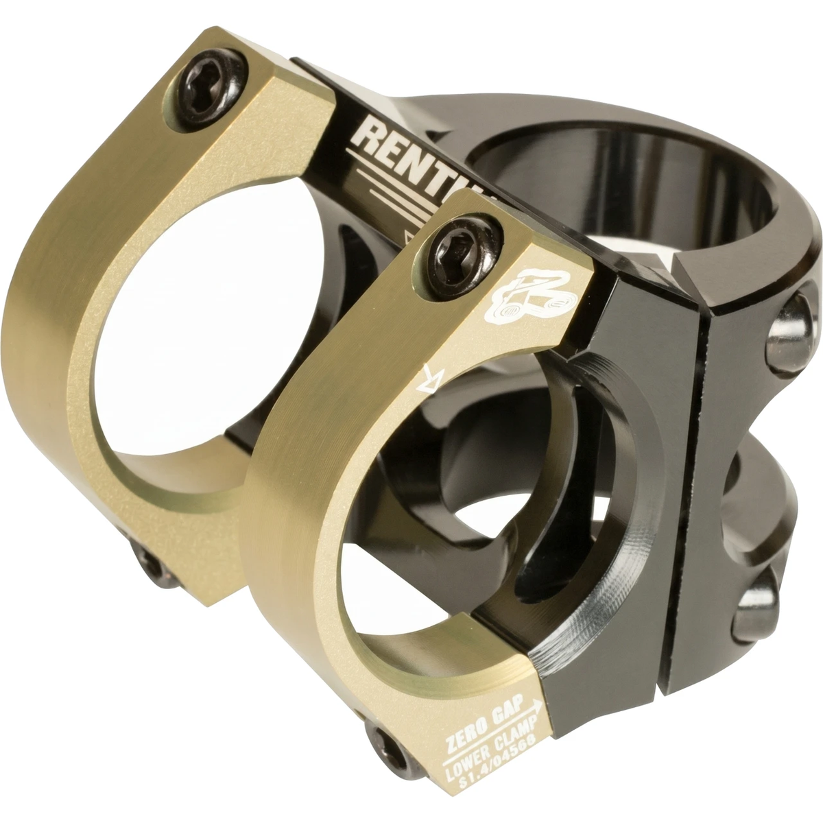 Renthal Apex V2 Stem 35 x 40mm Black/Aluminum Gold