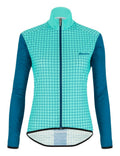 JACKET SANTINI 1W NEBULA WINDBREAKER TEAL M