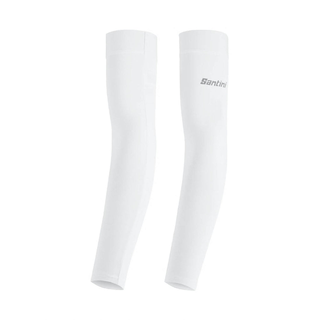 Santini Summer Arm Coolers 2.0 White