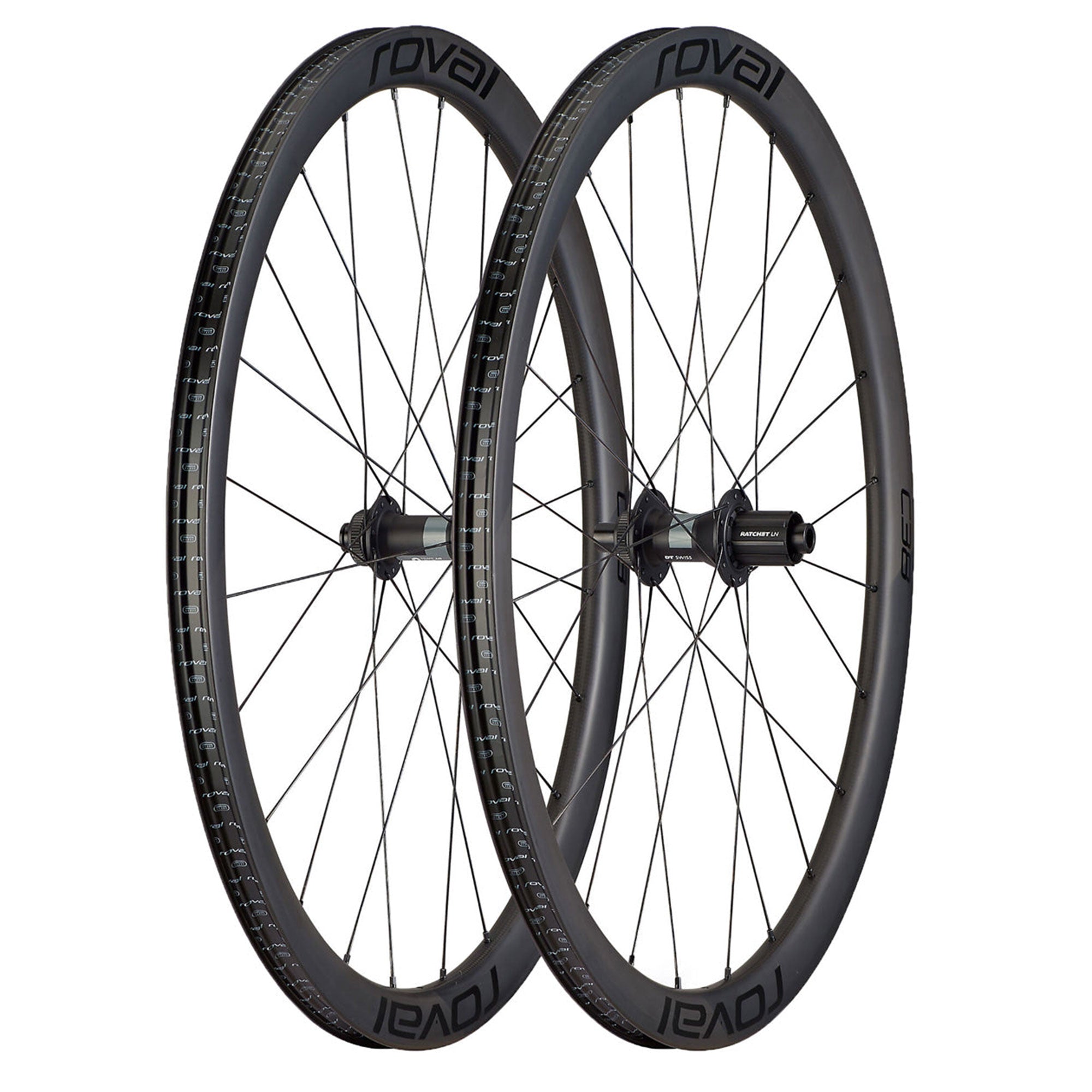 Roval Rapide C38 Wheelset Satin Carbon Black