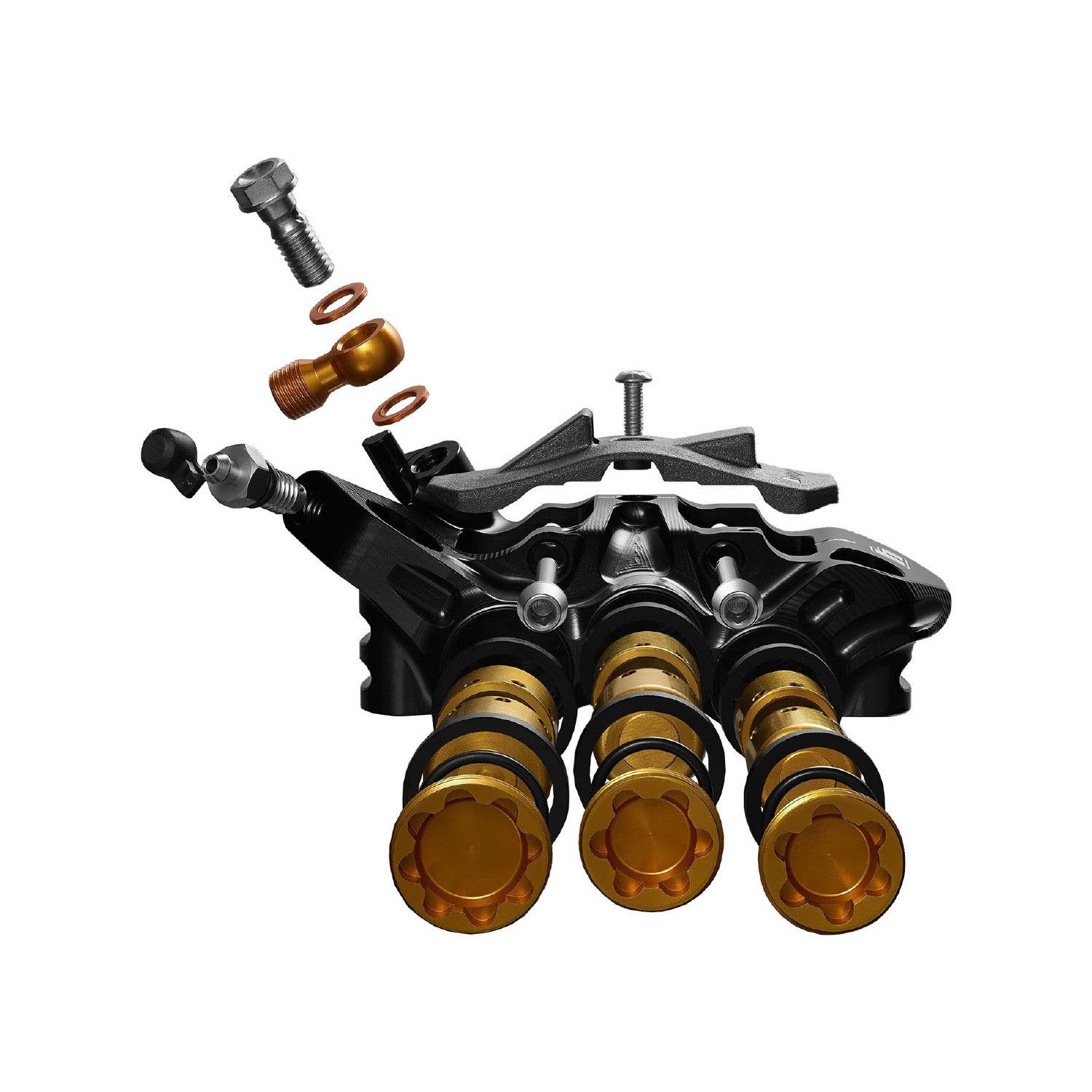 Hope EVO V6TI Mono Edition Set 220/200mm Braded