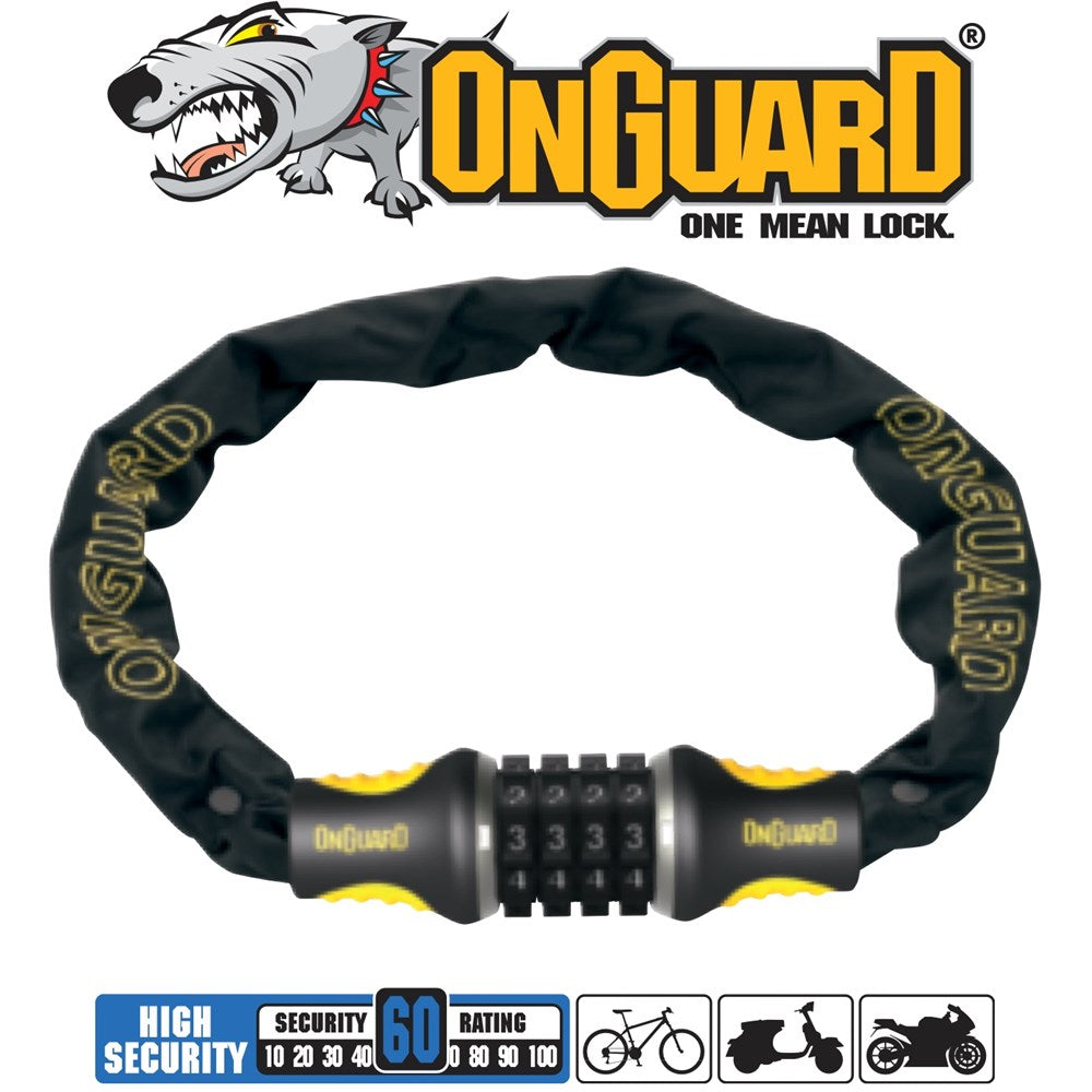 Onguard Mastiff 80cm x 8mm Combo Lock