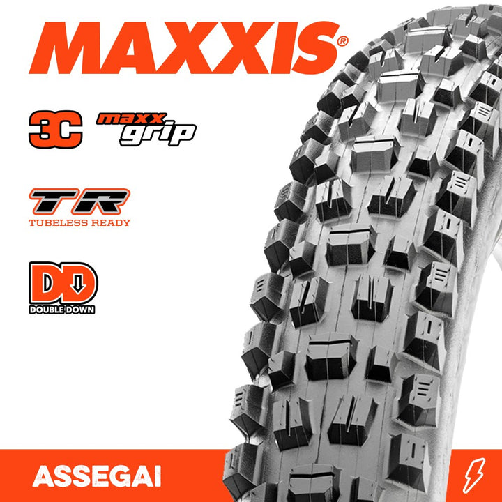 Maxxis Assegai 29 x 2.5WT 3C Grip DD 120 x 2TPI TR E-25