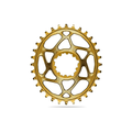 AbsoluteBlack Sram DM Oval 32T 3mm OS Chainring Gold
