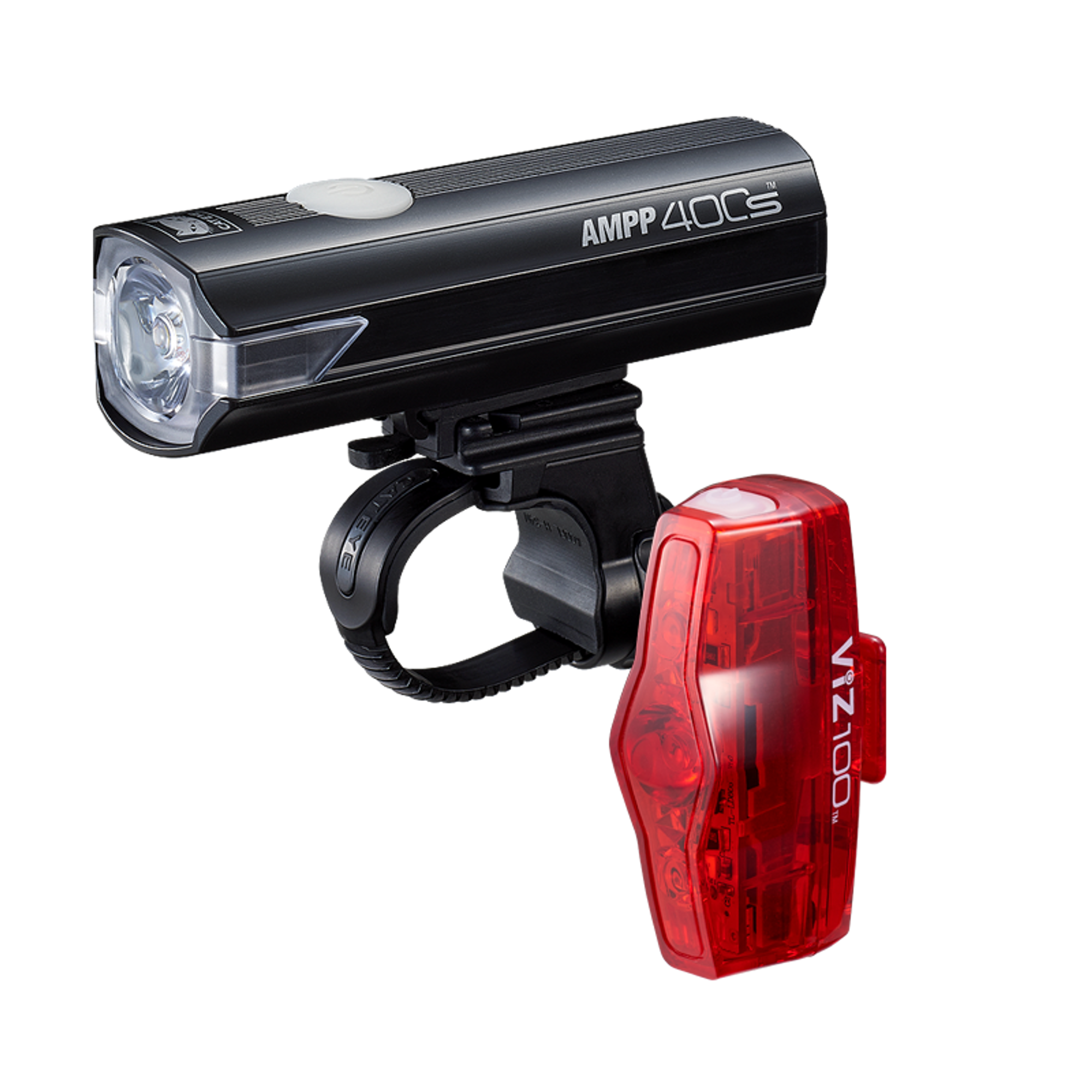 Cateye Ampp 400S + VIZ100 USB-C Lightset