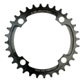 Burgtec Thick-Thin 104mm BCD 36T Chainring Black