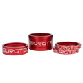 Burgtec Stem Spacer Kit 5mm x 2 - 10mm - 20mm Race Red