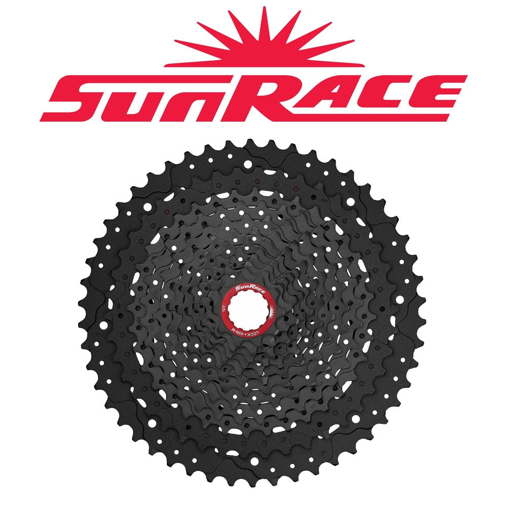 SunRace MZ91X 10-50T 12Spd XD Cassette Black Chrome