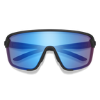 Smith Bobcat Sunglasses Matte Black / ChromaPop Low Light Rose Blue Mirror