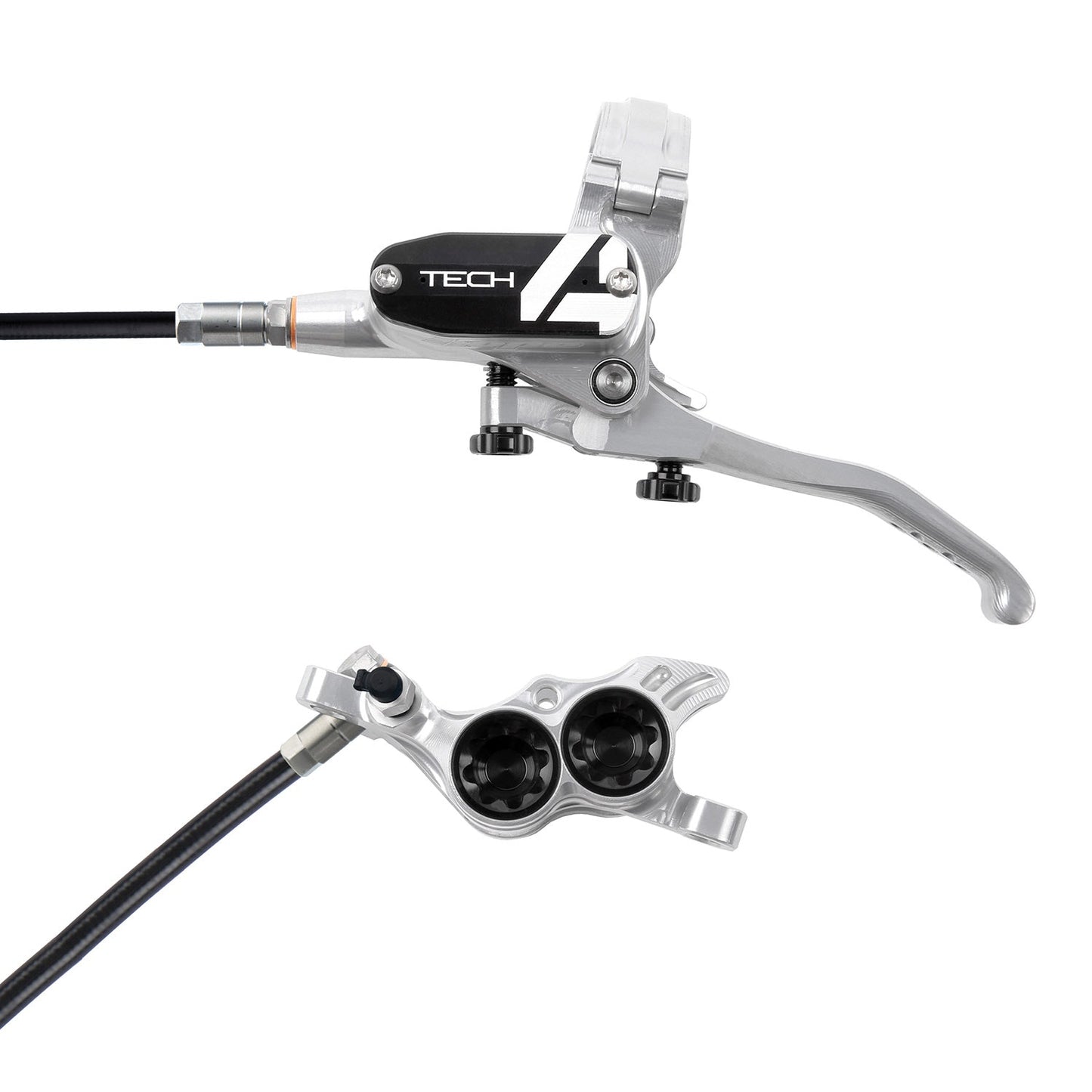 Hope Tech 4 E4 Brake Black/Silver Rear