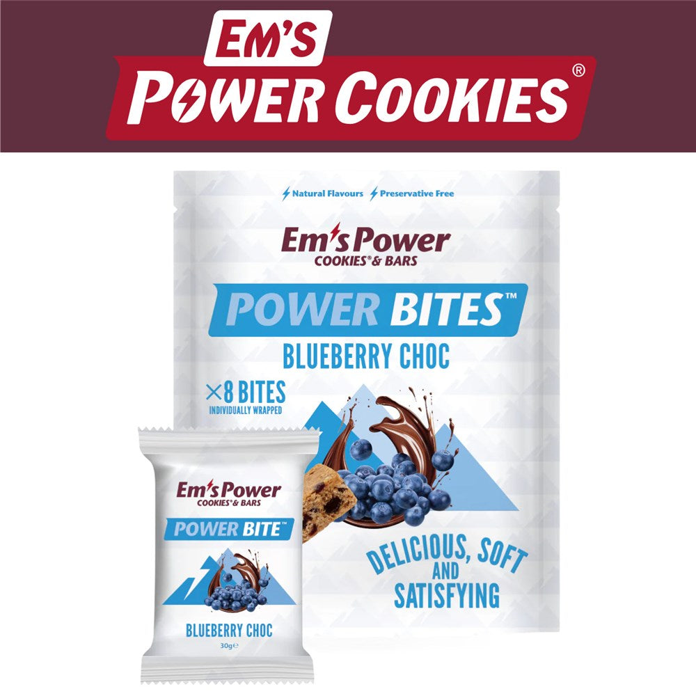 Em's Power Bites Blueberry  8Pk 240gr