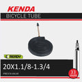 Kenda 20" x 1-1/8 To 1-3/4 33mm PV Tube