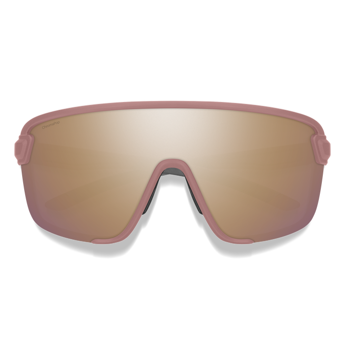 Smith Bobcat Sunglasses Matte Chalk Rose / ChromaPop Rose Gold Mirror