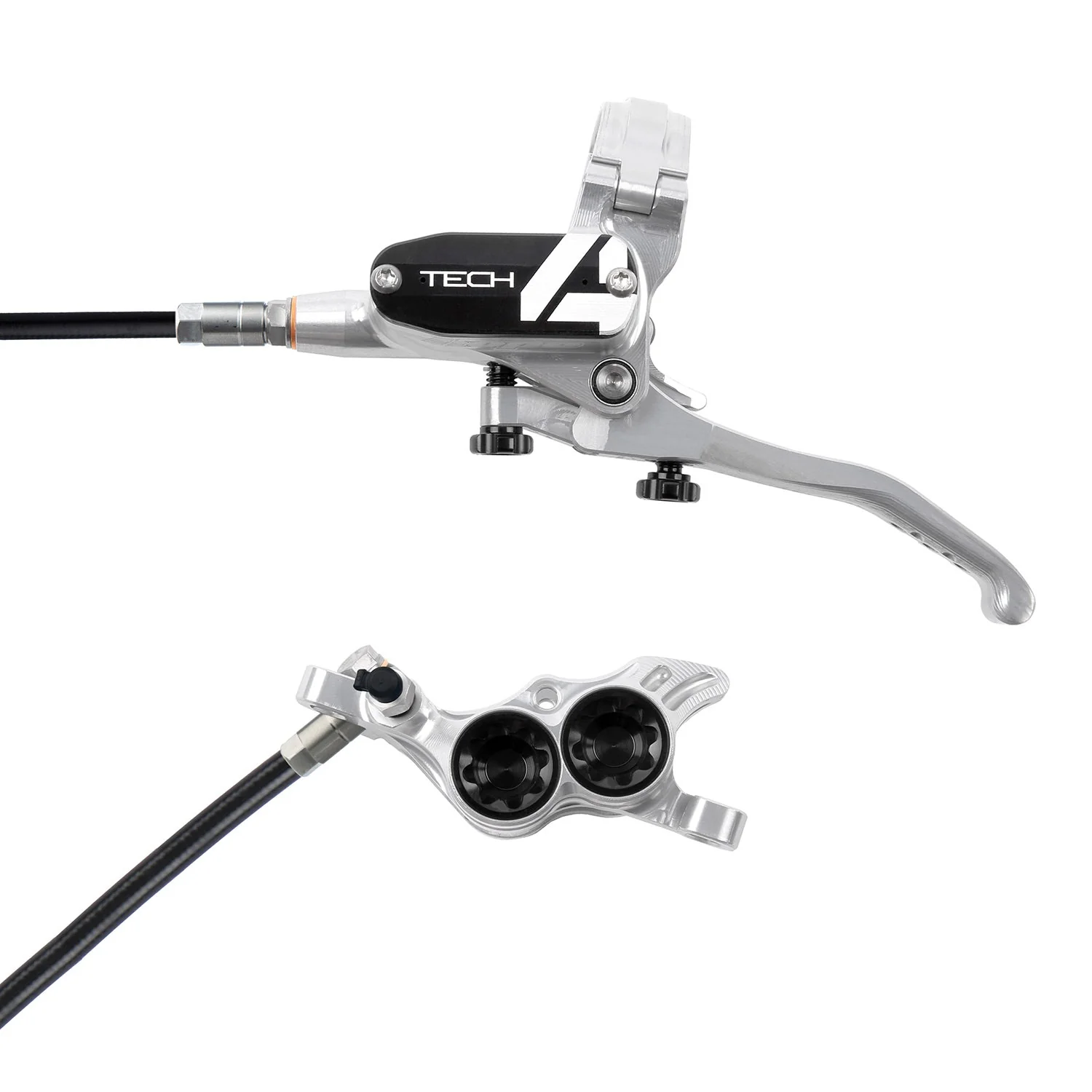 Hope Tech 4 E4 Front Brake Silver/Black