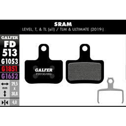 Galfer FD513 Sram Level, T, TL & Ultimate (2019-) Force AXS G1053 Standard