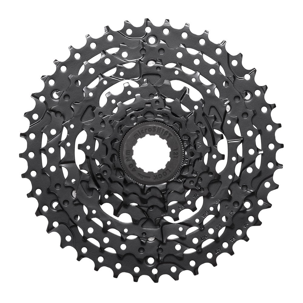 MicroShift Estes H074 7Spd 12-40T Steel Cassette Black